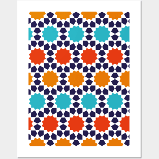 Arabic pattern Posters and Art